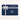 Laurent Nay Maroquinerie gift card in navy blue leather, adorned with a white ribbon and the Maison’s monogram.