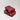 Handcrafted two-piece red leather luggage set for classic Jaguar models, custom-made in France by Laurent Nay Maroquinerie.
