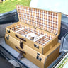 Set of 2 suitcases in coated canvas for Mercedes-Benz 190SL (Rear Seats)