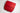 Top view of a red leather fitted luggage set with securing straps for a Mercedes-Benz 300 SL Roadster.