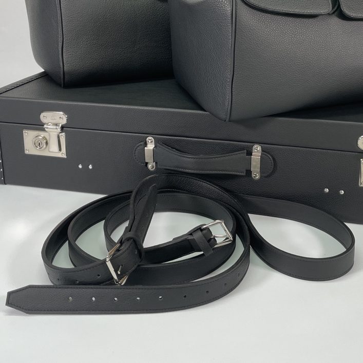 Straps for suitcase Morgan Motor Company black